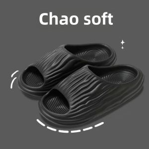 Platform Slippers Womens Summer Outwear Indoor Home Shit Feeling Mute Couple Home Bathroom Non Slip Slippers Mens Summer