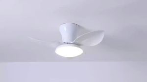 Ceiling Fan with Lamp 6 Speed Strong Wind Fan Light 2.4G Remote Control Kipas Siling for Restaurant Bedroom LED Lighting Easy Install 风扇灯