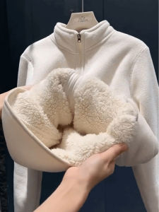Warm Northeast Wool Coat Female Winter New Fleece Jacket
