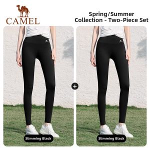 CAMEL | Insulated Sharkleggings External Wear Yoga Pants