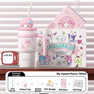 LIKE BB | Female Large Capacity Straw Thermos