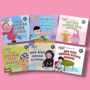 Paket 6 Buku Seri Anak Balita Mandiri -Lingkar Media