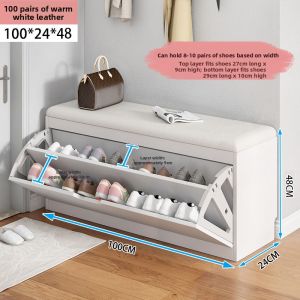 Shoe Changing Storage Bench
