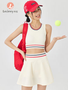Bộ Đồ Thể Thao Thường Ngày Leorrey Bộ Quần Áo Tập Yoga Chạy Bộ Đi Xe Đạp Trượt Ván Ngắn Mùa Hè 2024 Không Tay Cổ Tròn Cho Nữ