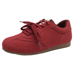 DUSTO | Red Training Shoes For Women 2026 Autumn Ballet Style Light Comfortable
