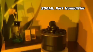 เครื่องเพิ่มความชื้นพร้อมน้ำมันหอมระเหย & ไฟสีมหัศจรรย์ - Aromatherapy Diffuser with Rainbow Lights