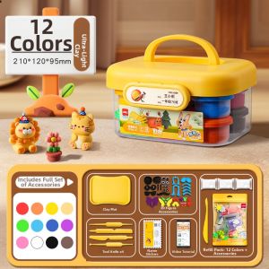 deli | Non-toxic Odorless Safe Non-sticky Kids Modeling Clay Light Clay DIY Material