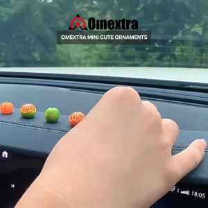 Pajangan dashboard mobil Omextra Ornamen mini lucu pajangan meja Pintu Mobil Car Dashboard Ornament Pajangan mini cartoon Pajangan buah