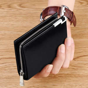 WILLIAMPOLO | Mens Leather Wallet with Drivers License Slot and Multiple Card Slots
