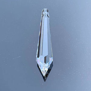 7pcs Crystal Pointed Beads  Glass Drop Beads Pendants for DIY Sun Catcher Chandelier Jewelry Making Home Garden Decor