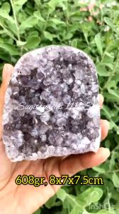 Hốc đá tinh thể thạch anh tím trọng lượng từ 280gr - 600gr