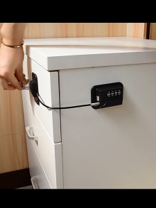 AKIRO HOME Children Safety Cabinet Lock Key Fridge Safety Lock Window Lock Security Baby Kids Protection Lock wt Password Kunci Keselamatan Almari 安全鎖扣