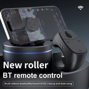Bluetooth Finger Ring for TikTok – Selfie eBook Control 10m Range Type-C Charging