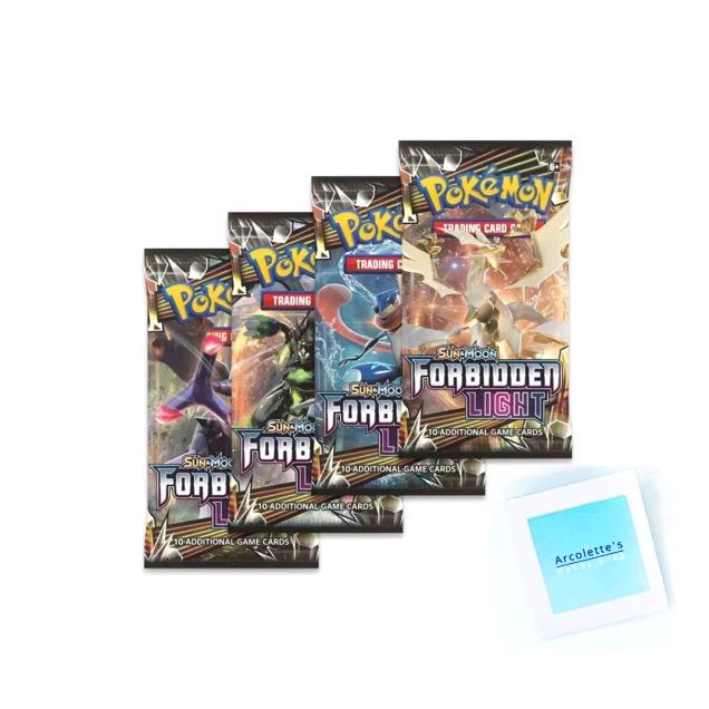 Pokmon TCG: Sun & Moon-Forbidden Light Booster Pack (set of 4) Sun & Moon  Expansion Set Ultra Necrozma-Gx 4 Booster Packs With 10 Cards Pokmon Tcg  Recommended Age 6+ - Lazada | Lazada PH