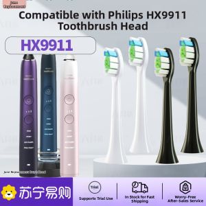 Philips Diamond 9 Series Electric Toothbrush Head HX9911/9912 Replacement Brush Head Early June Suitable for Adult Gum Care