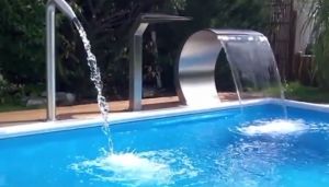 20*40cm Garden Rounded Arc Design G1 Female Thread  Pool Solar Fountain Pond faucet design