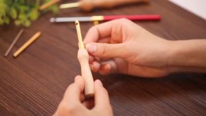 11Pcs Punch Needle Tool Kit Embroidery Stitching Punch Needle & Needle Threader Embroidery Poking Cross Stitch Tools