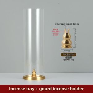 OME | Creative Non-dust Water Drop Gourd Shaped Nine Hole Incense Holder Set