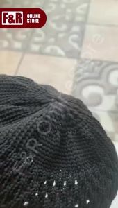 Peci Kopiah Polos Simple Rajut Elastis Peci Rajut Anak Dewasa Premium Tebal High Quality