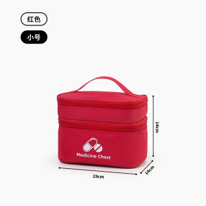 College Student Dormitory Small Medicine Case Travel Medicine Cosmetics Bag Portable Home Outdoor First Aid Kits Outing Medicine Bag