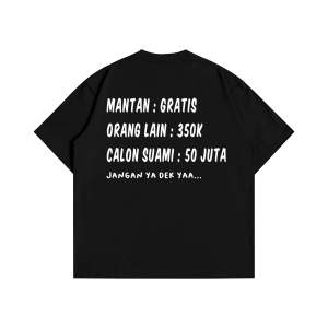Kaos calon suami katun 24s