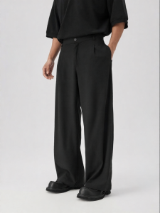 BODYDREAM | Cool Sensation Loose Fitting Straight Trousers