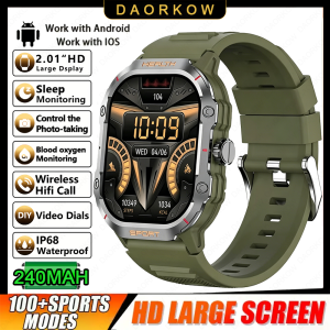 2026 New 450 Mah Smartwatch GPS 2.01"100+sport Bluetooth Call SmartWatch IP68 Waterproof Sport Run Tracker Outdoor Compass Watch