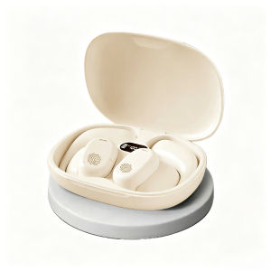 Open-Ear Bone Conduction Headphones Waterproof Sport Wireless Earbuds Ultra Long Battery Life HiFi Stereo Sound with Mic