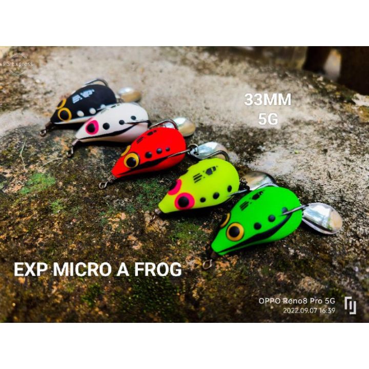 KATAK PANCING EXP MICRO A FROG 33MM 5G SOFT RUBBER FROG FISHING LURE