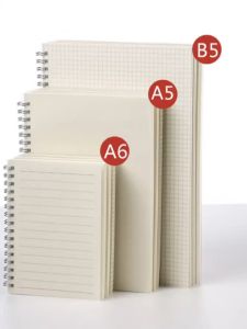 Spiral Diary Writing Notebook For School Student Special Price Relaxed Style Office Grid Blank Line Dot Lining Spring Notebook Transparent Overlay