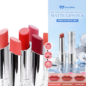 SK.SHOPKHU.[NEW LAUNCH] BNB barenbliss No Gravity Transferproof Matte Lipstick Lipstick Transferproof dengan Serum Alami Warna Matte