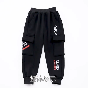 LANBAO กางเกงเด็กชาย10 12 กางเกงขายาวเด็กโต กางเกงวอร์มเด็ก กางเกงยืนเด็กช กางเกงวอร์มเด็กโต กางเกงขาจั้มเด็กโต กางเกงเด็กผู้ชาย 8 ปีขึ้นไป