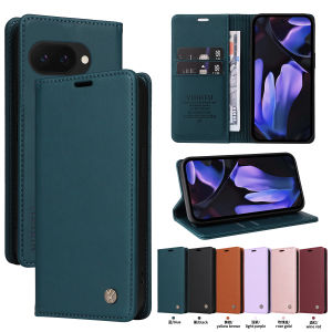 Magnetic Leather Wallet Flip Cover Case for Google Pixel 6 6A 7 7A 8 8A 9 9A 10 Pro XL 5G Ultra Silm Shockproof Premium Case