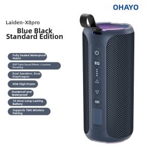Ohayo | Wireless Bluetooth Speaker Heavy Bass High Sound Quality Portable Waterproof
