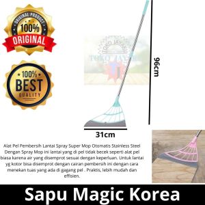 TJ Sapu Pel Lantai Kekinian Sapu Ajaib Multifungsi Sapu Magic Bisa Dicuci Sapu Broom Magic Sapu Korea Magic Floor Sweeper