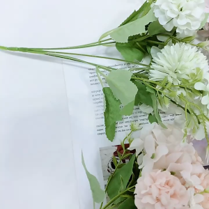 (1BUNCH ) HYDRANGEA & DANDELION MIX Artificial Fake Flower Bunga Wedding Kahwin Pelamin Gubahan Home Rumah Hantaran Deco