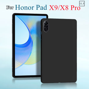 Tablet Case For HUAWEI Honor Pad X9 11.5\" 2023 Flexibel Black TPU Shell Soft Silicone Cover For Honor Pad X8 Pro 11.5\" ELN-W09