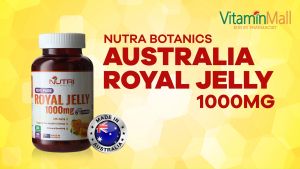 Nutri Botanics Royal Jelly 1000mg with 6% 10-HDA - 200 Softgel - Immune Booster Anti Aging Younger Looking Skin - Australia Royal Jelly Supplement