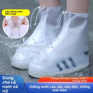 MONLEYTA | Tất đi mưa dày chống trượt chống thấm nước cho nam và nữ dùng ngoài trời thời tiết mưa mùa hè đế bằng