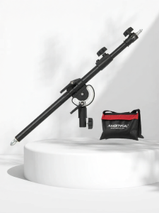 AMBITFUL | Adjustable Swivel Arm Tripod Stand for Flash/Studio Light
