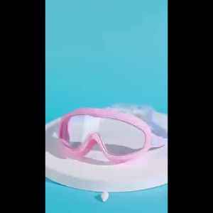 Large Frame Children's Goggles: Quick Dry Silicone Swim Goggles for Multi-Age Children