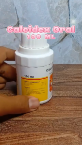 CALCIDEX ORAL 100ML SANBE - Obat Ternak Atasi Defisiensi Kalsium Magnesium Hewan Sapi Kambing Domba