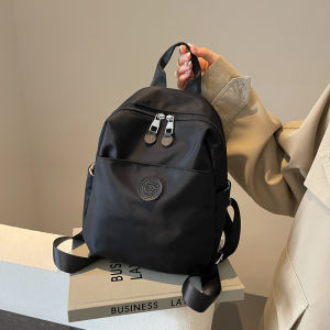 Manrou Womens Backpack 2025 New Autumn Versatile Ladies Waterproof Travel Portable Small Backpack Casual Simple Style Soft Handle