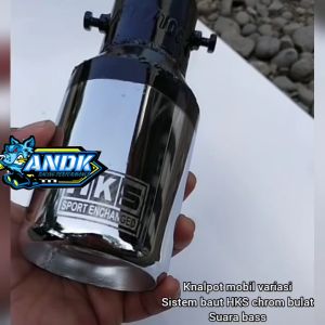 TERMURAH VARIASI UJUNG KNALPOT MOBIL SISTEM BAUT HKS SUARA BASS UNIVERSAL MOBIL