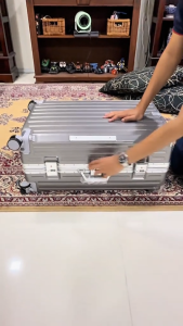 KINGSUN Luggage Bag Travel 20/24/28 INCH Unbreakable Multifunctional Luggage Aluminum Frame with Cup Holder and Usb Port