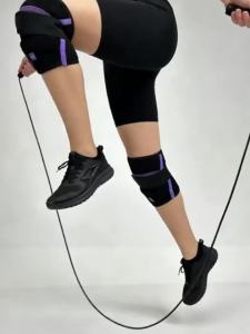 1PCS High Elasticity Meniscus Knee PadNon-Slip Patella Knee Support Brace with Spring Strip Knee Guard for Jump Rope Sports