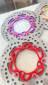 (Hàn g mới về) Đĩa Sau 4 Lỗ cho Xe Ex 135 Vành Xéo Nút bremb@ Size Đĩa 220mm mẫu NVM V2.Gắn như zin.Có 8 màu nhé Ae!!!