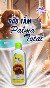 Dầu tắm Chó Mèo Sạch Ve Rận Palma - Chăm sóc toàn diện cho thú cưng