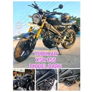 TUBULAR/CRASHBAR XSR 155 MODEL BARU TEBAL BAHAN 2mm plus Jalu Slider Agna TUBULAR YAMAHA XSR 155