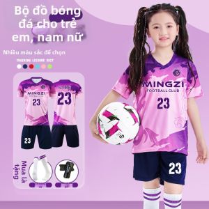 KARVIRDY | Bộ Đồ Bóng Đá Tập Luyện Khô Nhanh cho Bé Trai và Bé Gái